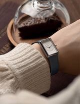 Navy square watches for women