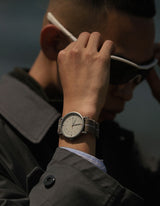 MUS-01 KHAKI P 40MM + SAND PARACHUTE STRAP SET