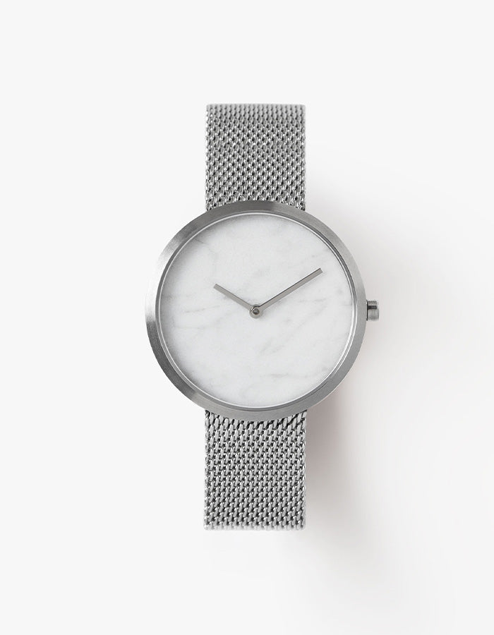 Silver mesh watches for women