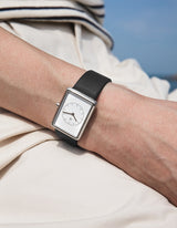 Black square watches for men