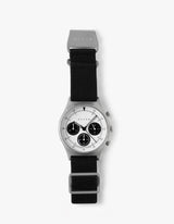 Black solar chronograph watches for men