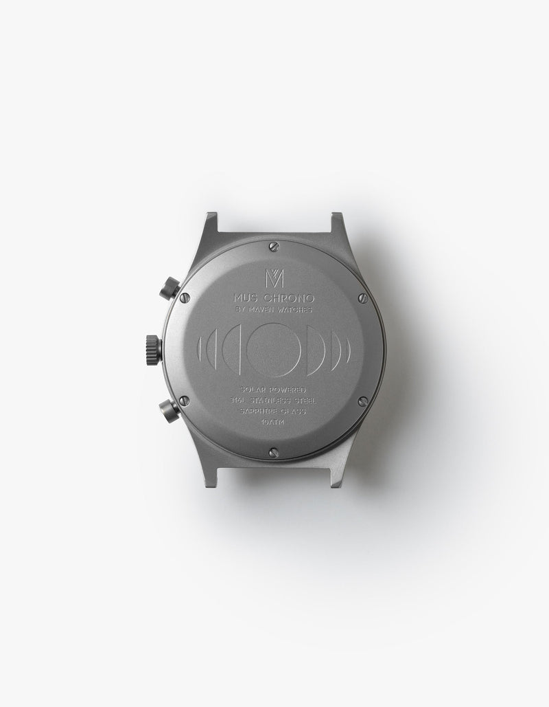 Solar chronograph watches
