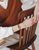 Green square watches
