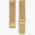Gold mesh watch band