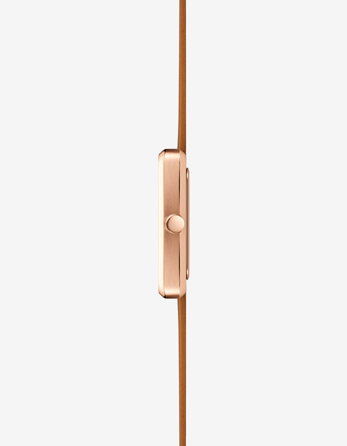Brown square watches for men